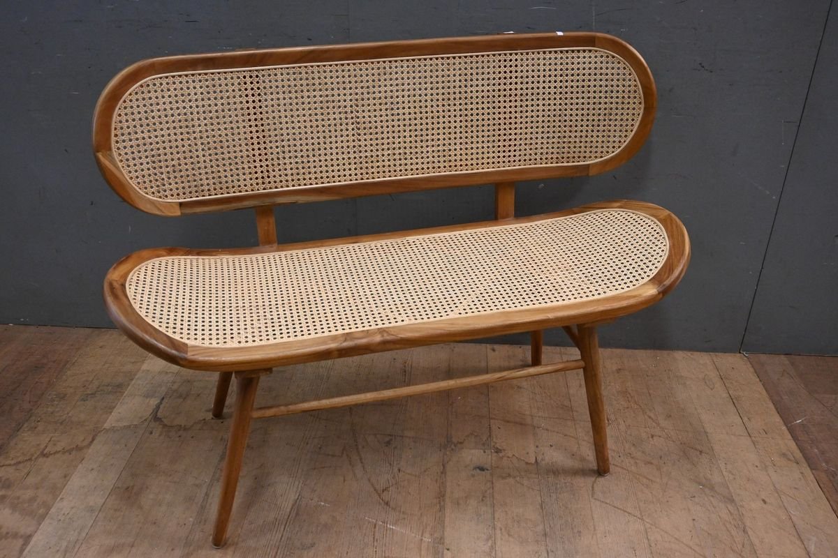 Rattan bench 1